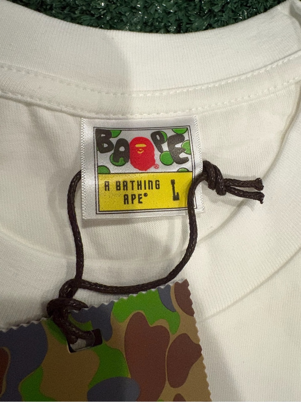 A Bathing Ape '93 White Short-Sleeve Graphic Tee - Picture 6 of 8